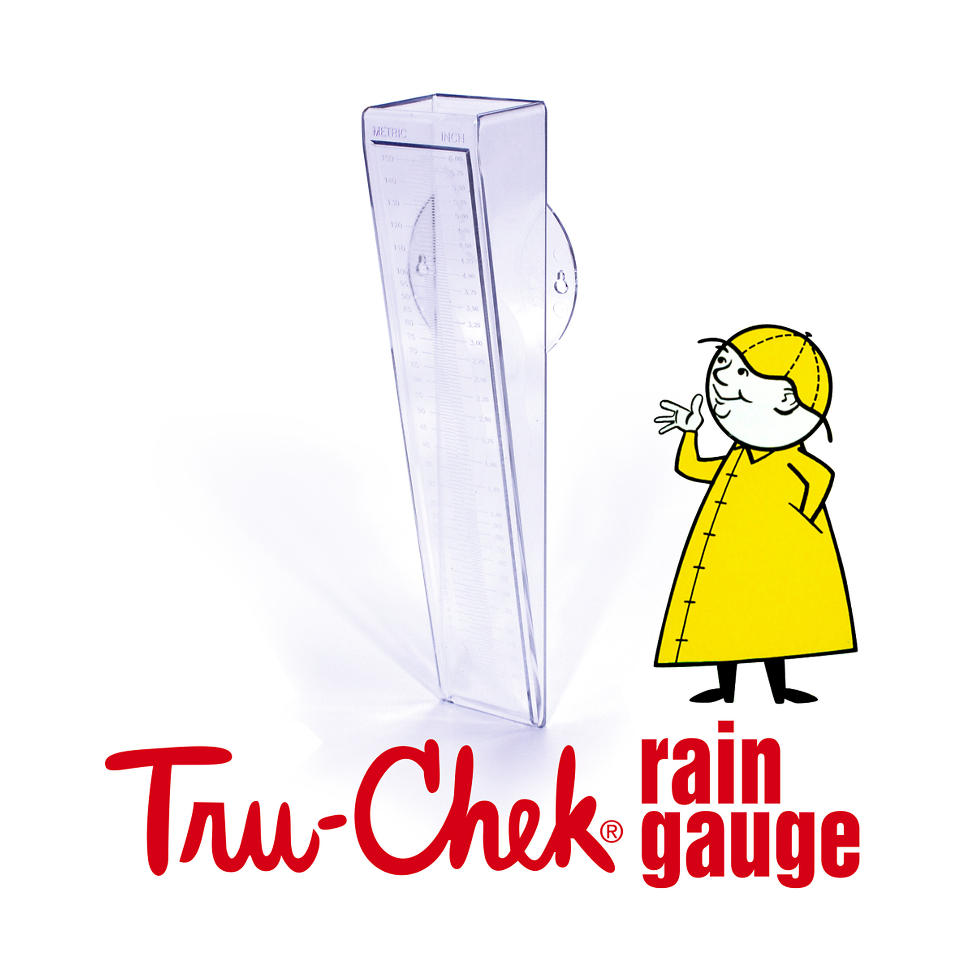 Edwards Ironworkers Tru-Chek Rain Gauge — Durable, Easy-to-Read, Model# ED9-RG100